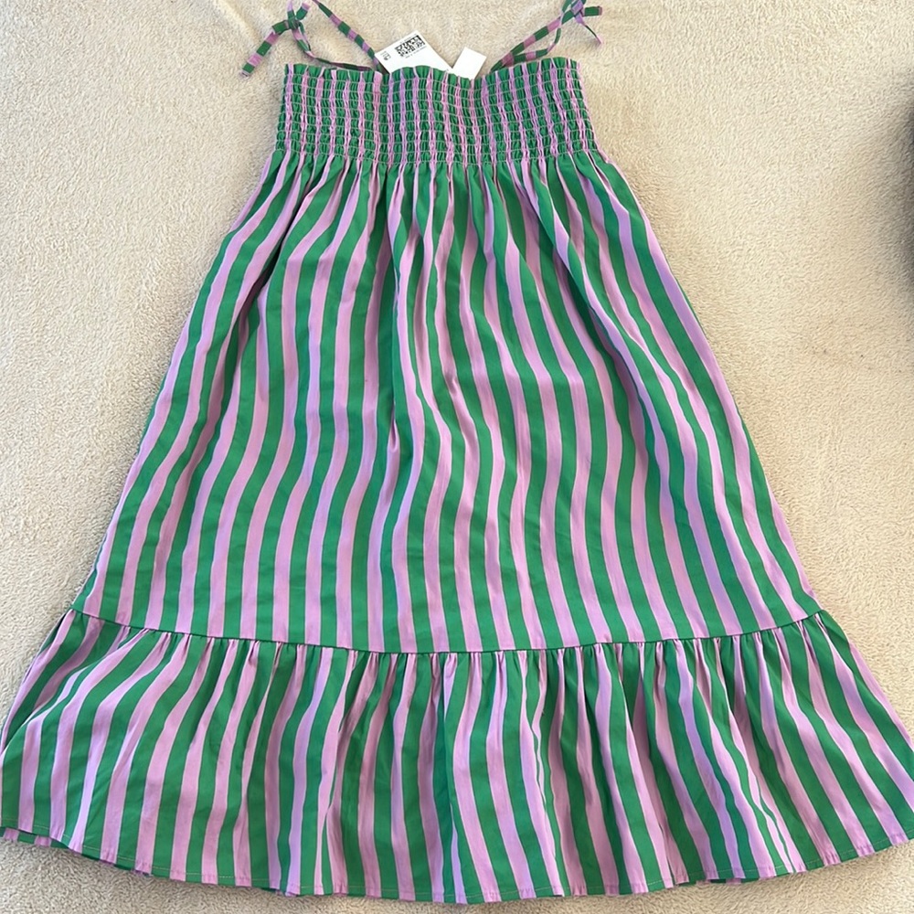 Smocked Cotton Dress